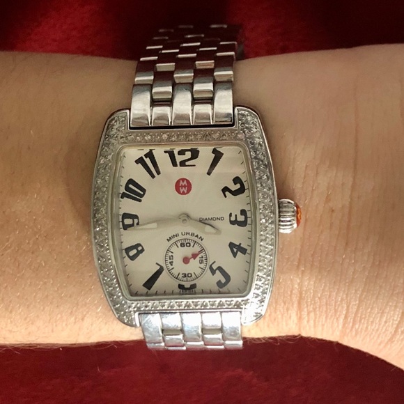 Michele Mini Urban Diamond Watch - Picture 2 of 11